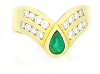 Anello Sommer Donna in Oro Smeraldo 0.3 Ct 60015945-15 - 60015945-15